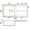 Мойка OMOIKIRI SUMI 100-WH Tetogranit/белый 4993657