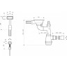 Арматура для одночашевых моек с декоративной решеткой OMOIKIRI WK-1-LG 4956824