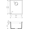 Мойка OMOIKIRI BOSEN 38-U-SA Tetogranit/бежевый 4993159
