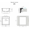 Мойка OMOIKIRI DAISEN 46-BL Artgranit/Черный 4993614